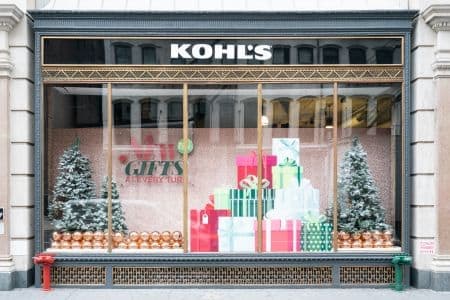 Holiday Retail Window Display for Kohl's