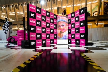 Step & Repeat Wall for RuPaul Drag Race x MTV 