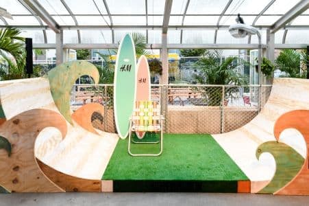 Halfpipe Retail Display for H&M