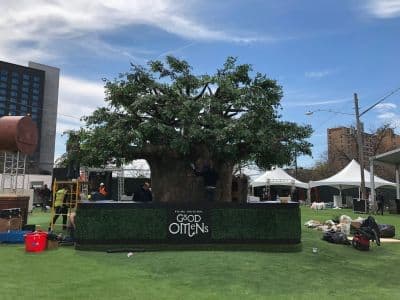 Tree & Bar Fabrication for Good Omen at SXSW