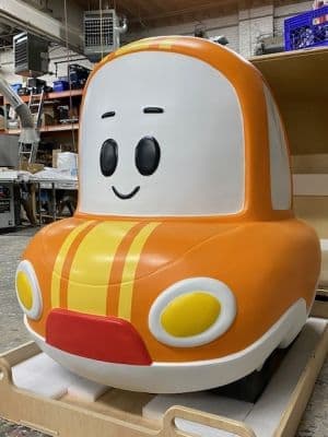 Large Scale 3D Printed Sculpture of Go-Go-Cory