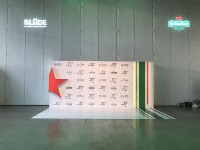 Step & Repeat Wall for Heineken 