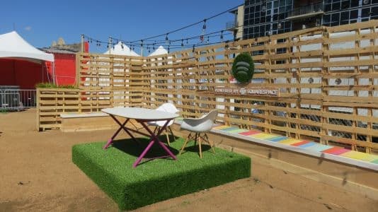 Wooden Deck for Spotify at SXSW Austin TX