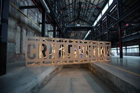 CNC Cut Signage for Creative Time Event