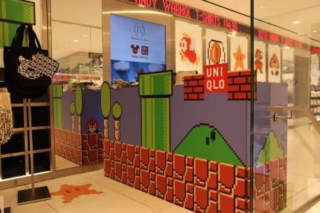 Vinyl Retail Display for Super Mario Bros x Uniqlo