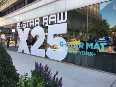 Vinyl Store Front for G-Star Raw