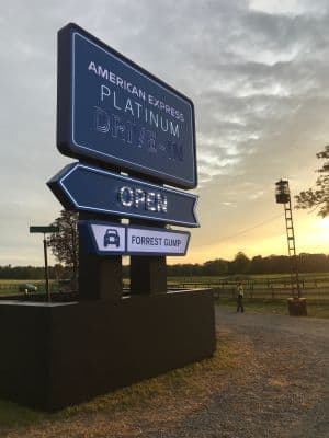 Drive-In Marquee for AMEX