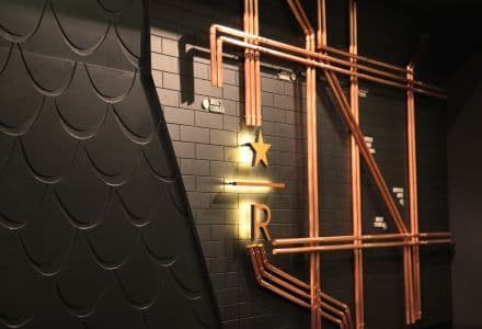 Wall Design for Starbucks