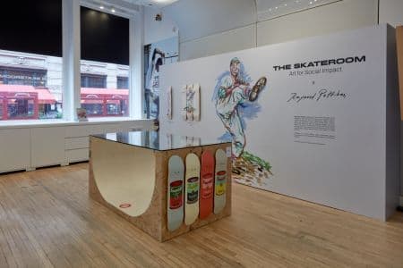Halfpipe Retail Display Table for MoMa Design
