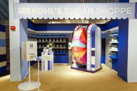 Giant Spinning Prize Wheel for Kohl's 