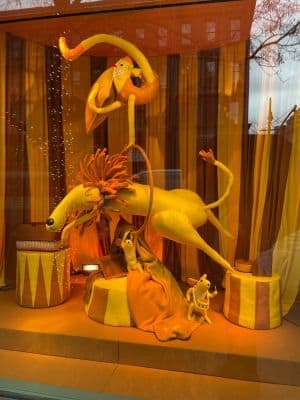 Felt Circus Retail Window Display for Hermes 