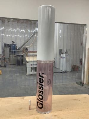 Large Scale 3D Printed Prop for Glossier