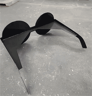 Snow people sculptures by Theresa Rivera Design fabricated by TFNYC