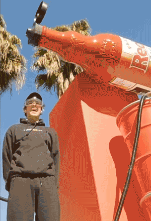 Large Frank's Red Hot Sauce Promotional Prop