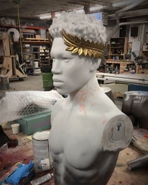 Raw (in progress) 3D Printed Sculpture for Fornite