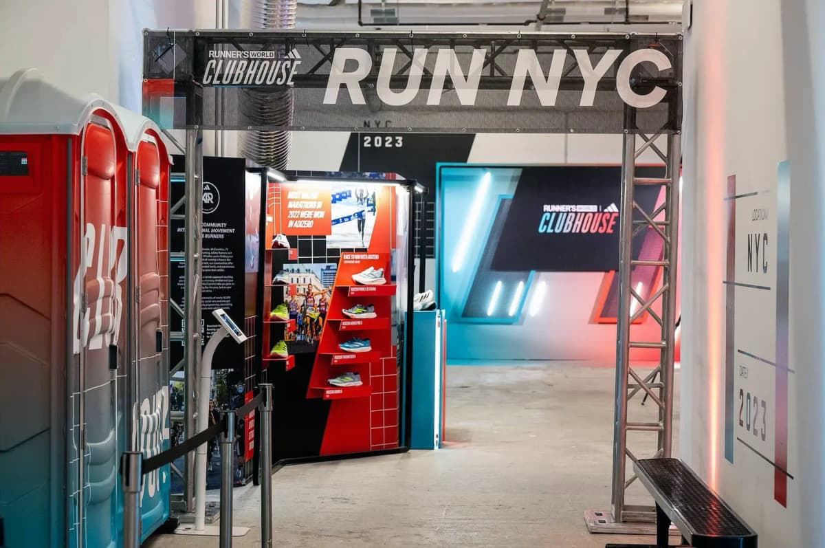 Runner’s World x Adidas Clubhouse Pop-up featured on Bizbash